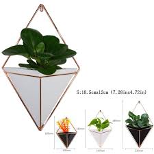 Shop wayfair.ca for a zillion things. White S Jiamins Geometric Hanging Planters Pot For Indoor Rustic Art Wall Decor Flower Metal Plant Rack Plant Containers Accessories Garden Outdoors Clinicadelpieaitanalopez Com