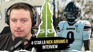 4⭐️ LB Nick Abrams answers MAJOR Recruiting Questions for Bama Fans