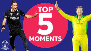 A Hat Trick And Big Catches Australia Vs New Zealand Top 5 Moments Icc Cricket World Cup 2019 Youtube