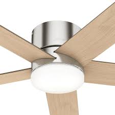 Check spelling or type a new query. Hunter Low Profile 52 In Brushed Nickel Led Indoor Flush Mount Ceiling Fan With Light Kit And Remote Ceiling Fan With Light Fan Light Flush Mount Ceiling Fan