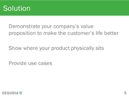 Also, can you provide an example to a great pitch that makes you stand out in your application at jobstreet? Sequoia Pitch Deck Template
