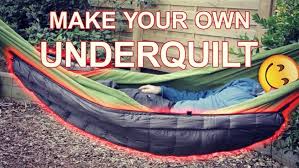 In preparation for my upcoming backpacking trip to havasupai with my wife, i've been debating on different insulation options for our hammocks. 4 Simple Diy Hammock Underquilt Plans Outside Rush