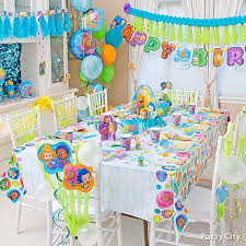 Make A Big Splash With A Bubble Guppies Decorated Party Room Bubble Guppies Party Bubble Guppies Birthday Bubble Birthday