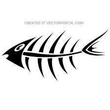 Download Fish Bone Vector Image Ai
