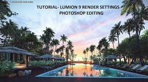 Lumion 9 Exterior Render Settings Exterior Rendering Swimming Pools