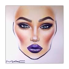 Makeup Face Drawing At Getdrawings Com Free For Personal