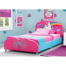 Talking mart could offer in their stores and at walmart.com. Jojo Siwa Upholstered Twin Bed By Delta Children Walmart Com Walmart Com