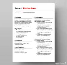 Download now the professional resume that fits your profile! Resume Templates Examples Free Word Doc