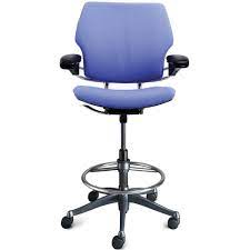 Shop desks & chairs at the container store. Humanscale Freedom Ergonomic Drafting Leather High Office Chair