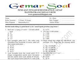 Maybe you would like to learn more about one of these? Soal Uts Matematika Kelas 5 Semester 2 Plus Kunci Jawaban Terbaru Gemar Soal