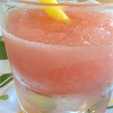 Icy Rum Slush Summer Season Kick Off Cocktail West Via Midwest Frozen Cocktails Frozen Drink Recipes Frozen Drinks Alcohol