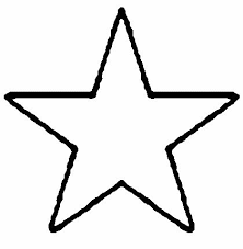 Sjabloon Kerstster Sjablonen Kerst Knutselen Sterretjes