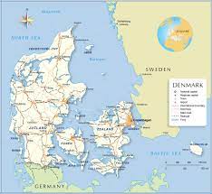 Denmark from mapcarta, the open map. Political Map Of Denmark Nations Online Project