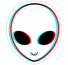 Also Buy This Artwork On Stickers Apparel Phone Cases And More Tumblr Stickers Trippy Alien Cool Stickers