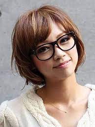 Hair Short Face Faces Bob Frisur Brille Bob Frisuren Rundes Gesicht Pony Frisur Brille