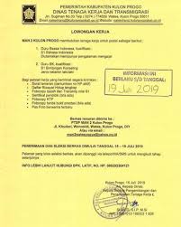 Informasi lowongan kerja kulon progo terbaru dan terlengkap. Loker Kulon Progo Lowongan Kerja Di Kulon Progo Update Mei 2021