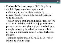 Pada masa ini, mereka terhad membuat permohonan cerai di kawasan di mana tempat tinggal terakhir, di mana wao berkata biasanya di mana mereka tinggal bersama pasangan yang mendera. Keganasan Rumahtangga Definisi Dan Perlindungan Menurut Undang Undang