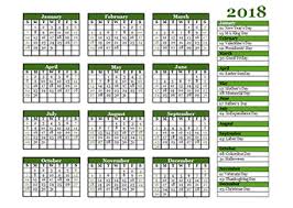 Calendar of 2018 for malaysia. 2018 Calendar Templates Download 2018 Monthly Yearly Templates With Holidays