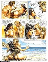 Paolo Eleuteri Serpieri-Druuna's energetic pose