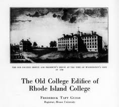The Old College Edifice of Rhode Island College.”