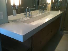Maybe you would like to learn more about one of these? Concrete Trough Sink Contemporary Bathroom Wilmington By Bluewater Surfaces Houzz