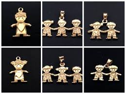 Pin En Dijes En Chapa De Oro 14k Bano De Plata Y Acero Inox