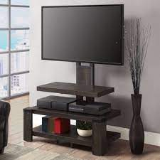 50 Inch Tv Stand With Mount Flat Screen Wood Media Center Console Shelves Table 50inchtvstandwithmount Tv Stand With Mount Wall Mount Tv Stand Tv Stand Wood