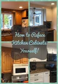 Diy Refacing Kitchen Cabinets Girl