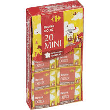Beurre Doux Mini Carrefour Les 20 Plaquettes De 10g A Prix Carrefour