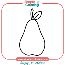 Add color to pictures of your favorite animals, interesting objects, yummy food, fun activities, vacation spots, beautiful flowers, conservation subjects and much more. Simple Coloring Fruits Simple Coloring Pages For Toddlers