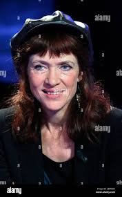 Nancy Huston promotes her book 'Passion d'Annie Leclerc' during the taping  of TF1 channel TV