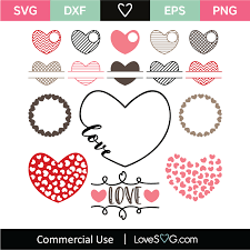 Download Valentine Monogram Frames Svg Cut File Lovesvg Com