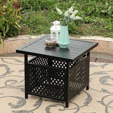 Shop commercial outdoor dining tables to anchor any outdoor dining area on patiocontract.com. Wrought Iron Mesh Patio Table Wayfair