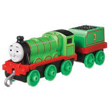 Thomas the train wooden railway henry the green engine toy for kids. Thomas Friends Trackmaster Henry Push Along Train Smyths Toys Uk