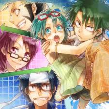 Mori Ai Ueki Kosuke Souya Hideyoshi Sano Seiichirou And Rinko Jerrard Ueki No Housoku Drawn By Shion Kizuro Danbooru