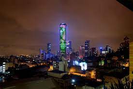 Horarios de colpatria en colombia. Mai Colpatria Tower A Media Facade In The Andes