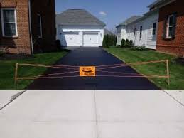 Asphalt millings & sealer, install on this very long driveway over 1000 lf/13500 square ft. A Do It Yourself Guide To Driveway Sealing Jet Seal Sealcoating Asphalt Paving
