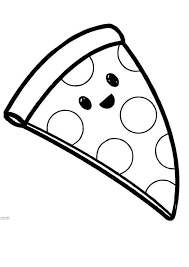 5 ways to use a pizza coloring sheet with an. Coloring Pages Easy Pizza Coloring Pages For Kids