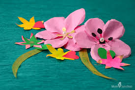 First up are the pretty pink paper flowers with a dark pink centre. How To Make Paper Flowers For Kids