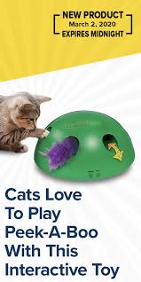 Stimulate Your Cats Hunting Instincts With Pop N Play The Interactive Game Of Peek A Boo Optional Chirping Sound In 2020 Pop N Play Interactive Cat Toys Cat Playing