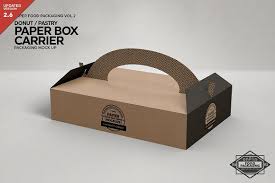 Download Pastry Donut Box Carrier Mockup Free Packaging Mockup Packaging Mockup Design Mockup Free PSD Mockup Templates