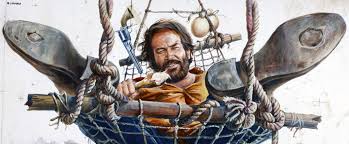 Clucher)con:terence hill, bud spencer, april clough. Bud Spencer Inkofpixel