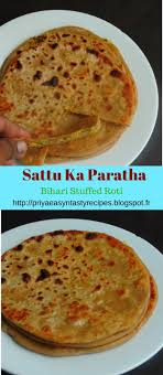 Bihari Sattu Ka Paratha Sattu Rotti Paratha Recipes Paratha Indian Bread Recipes