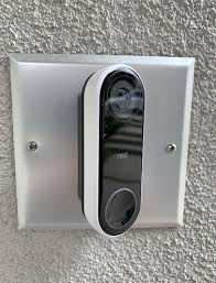 A button and a camera. How To Install Nest Hello Without Chime Or Existing Doorbell Robot Powered Home