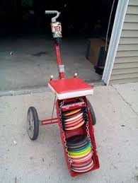 Disc golf cart