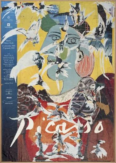 Work by Mimmo Rotella