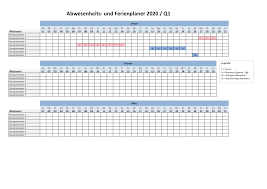 Die urlaubsplanung ermöglicht die erfassung der restlichen urlaubstage sowie die fortschreibung über die monate des jahres. Ferienplaner 2020 Excel Vorlage Gratis Schweiz Kalender Ch