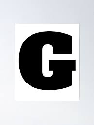 Find letter g stock photos and editorial news pictures from getty images. Alphabet G Uppercase Letter G Letter G Poster By Marosharaf Redbubble