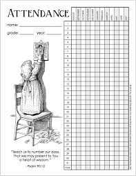 As a teacher, it's important to pay special attention. Free Printable Attendance Record Academic Calendar Flanders Family Homelife
