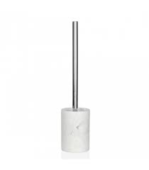 A season's trendy matte finish brushed stainless steel handle matching accessories also available 4e; Toilet Brush Resin White Marble Effect